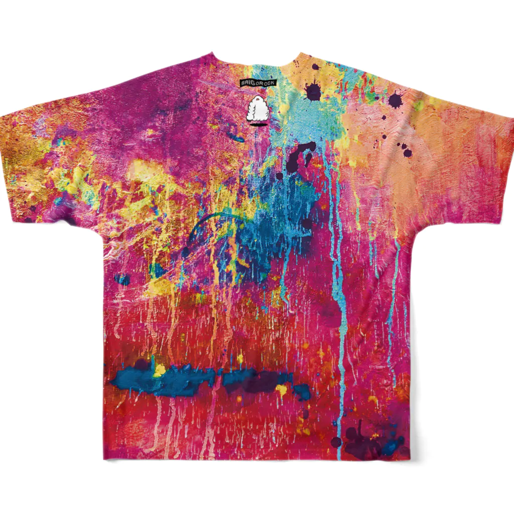 sayuri_yoshiokaの残像pinkkkkkkkkkkkkkkkkkk All-Over Print T-Shirt :back