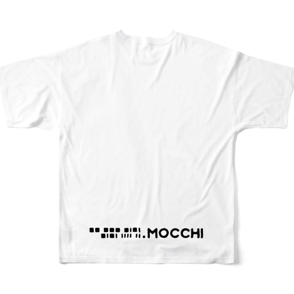 mocchi’s workshopのCREATE THE WORLD All-Over Print T-Shirt :back