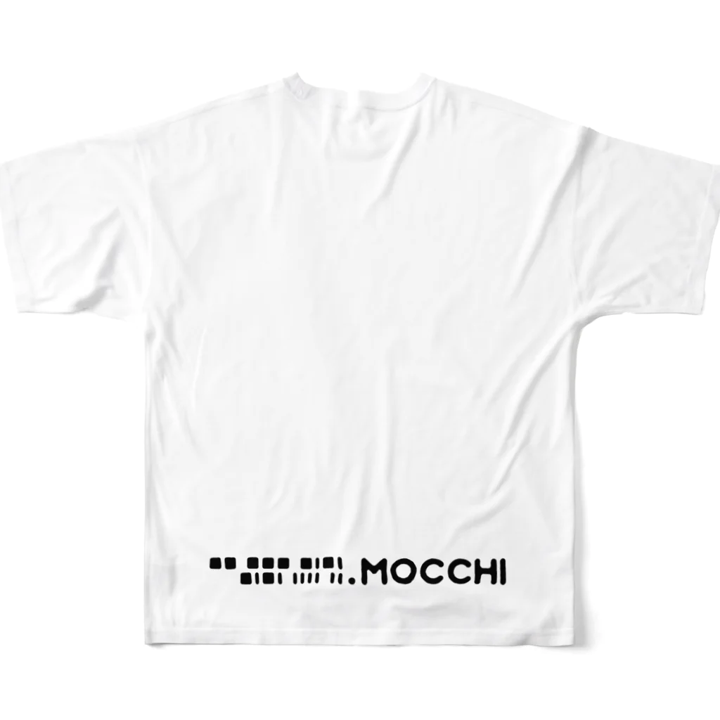 mocchi’s workshopの We are proud of you ❤ フルグラフィックTシャツの背面
