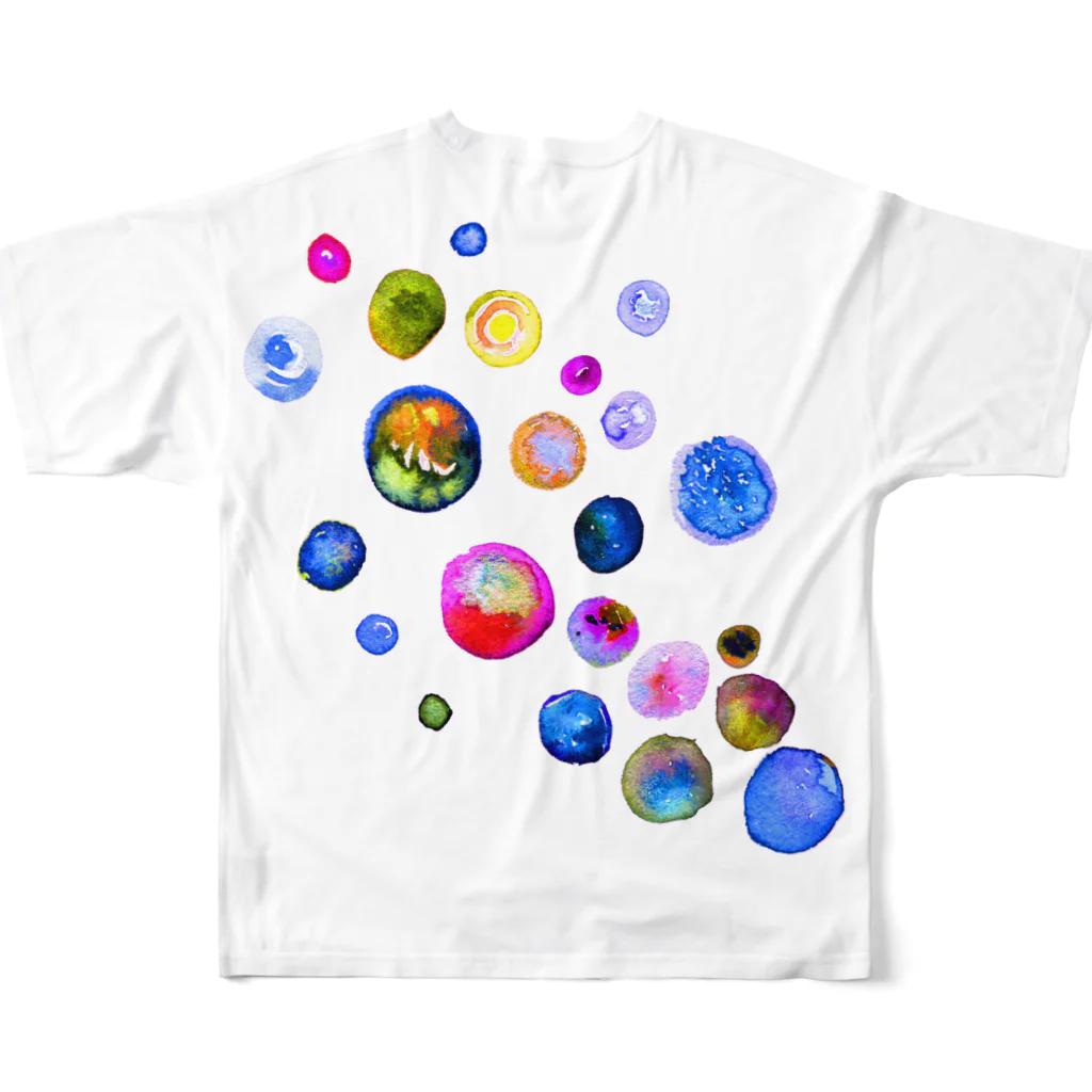 WAMI ARTの異次元ビー玉 All-Over Print T-Shirt :back