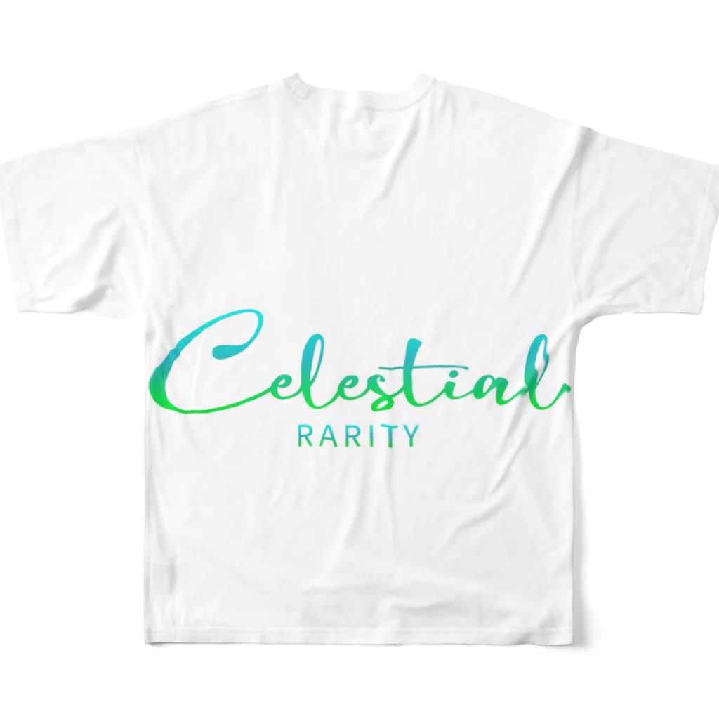 Celestial Rarityのtシャツ フルグラフィックTシャツの背面