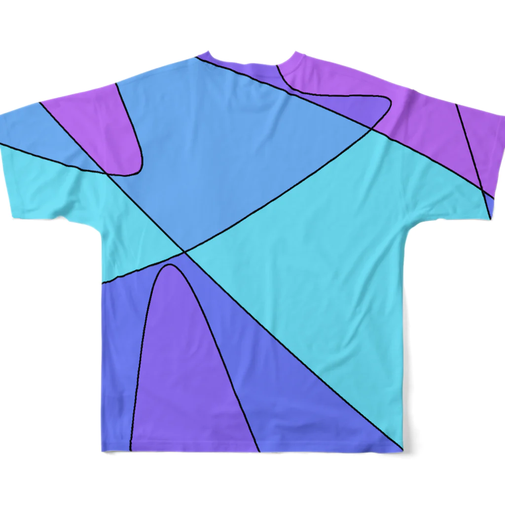 タンポポの青い空 All-Over Print T-Shirt :back