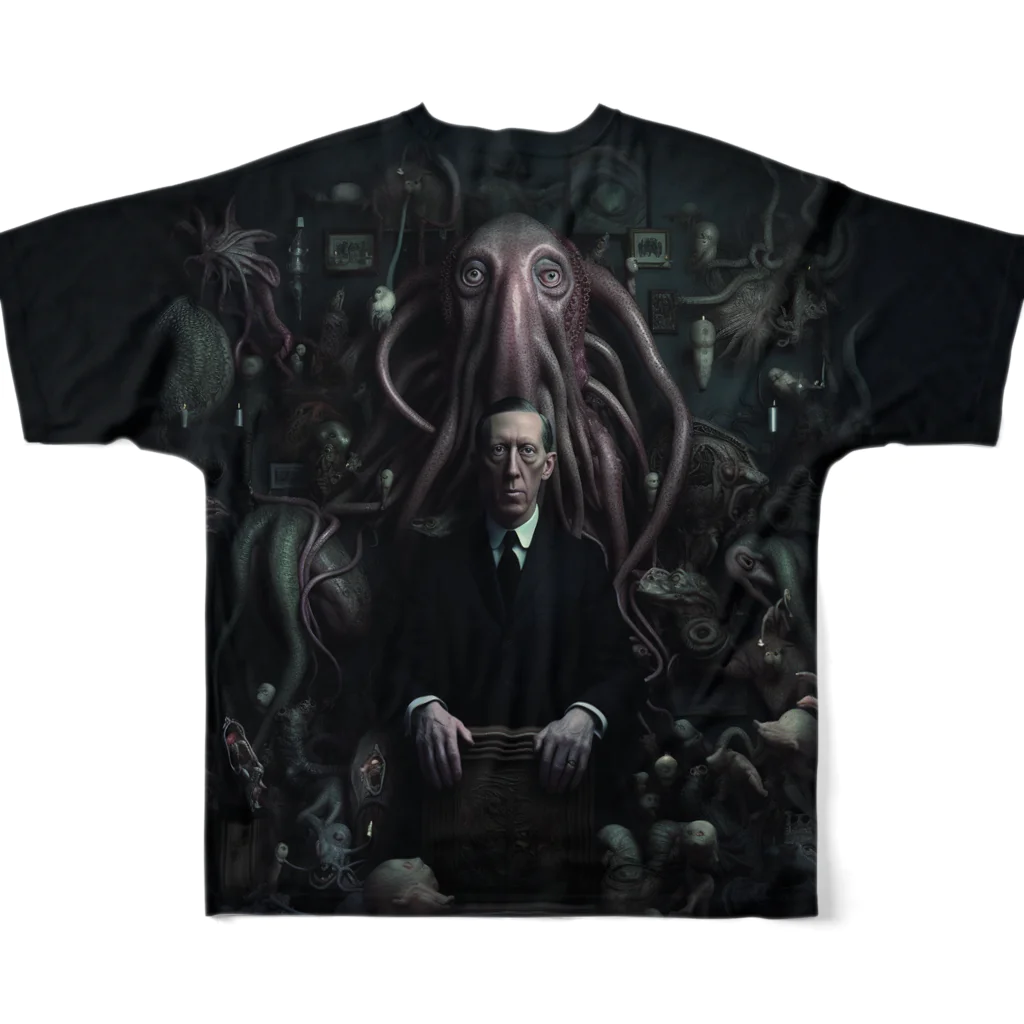 GaGaMaMaGaGaPaPaのThe cosmos puts pressures on me. All-Over Print T-Shirt :back