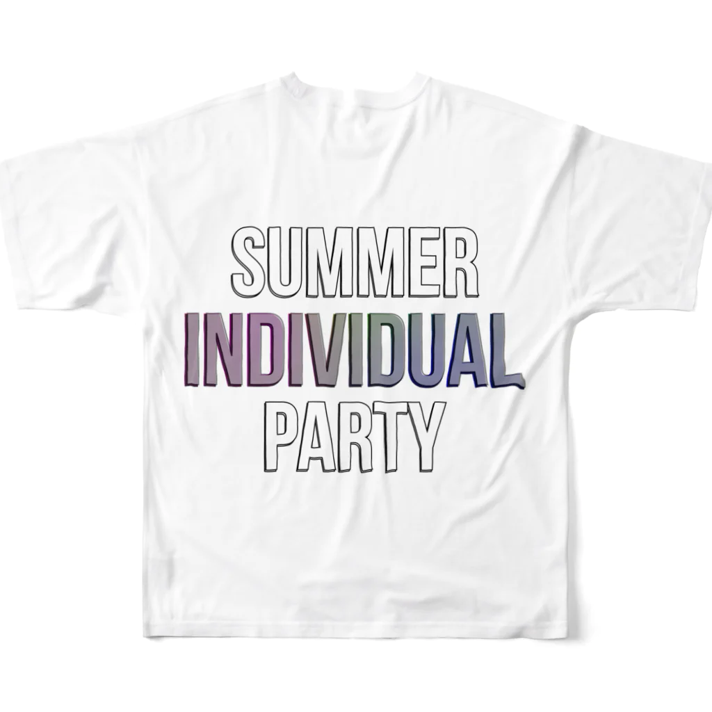INDIVIDUALのINDIVIDUAL / IORI SUMMER PARTY フルグラフィックTシャツ フルグラフィックTシャツの背面