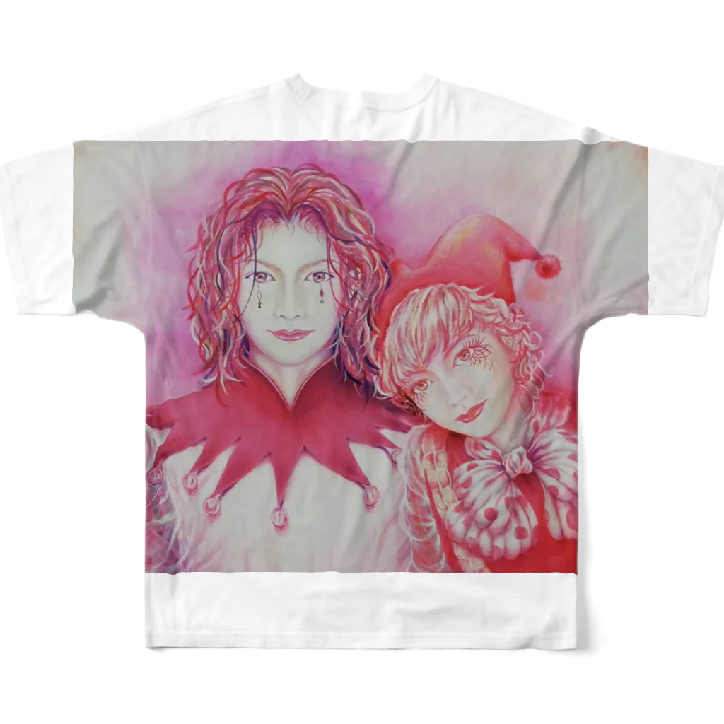 Happy Circusのハッピークラウン5 All-Over Print T-Shirt :back