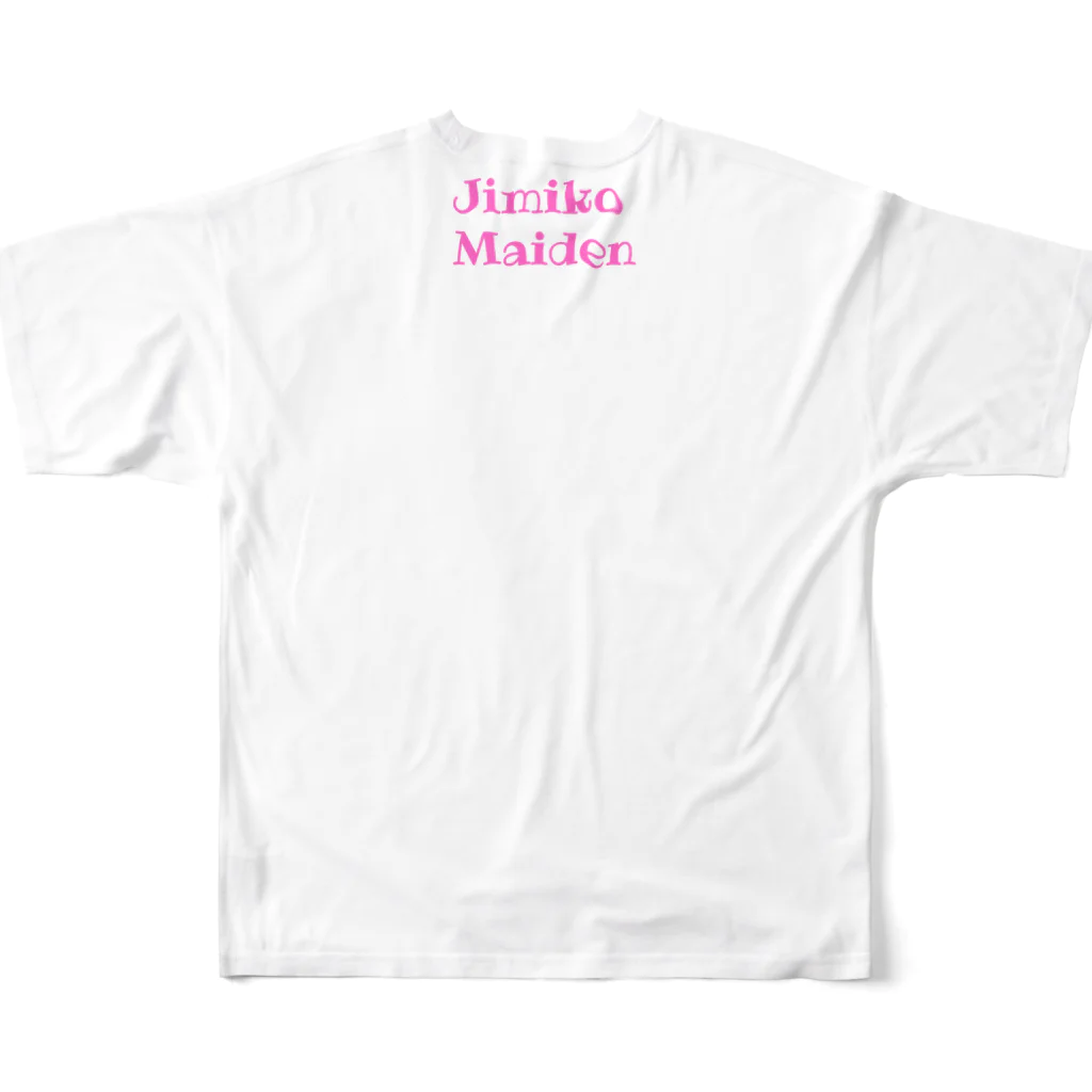 Jimiko Maiden (ジミコメイデン)の【Jimiko Maiden】スマイルメイド フルグラフィックTシャツの背面