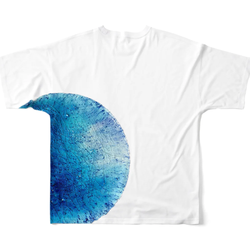 Noya___の Noya blue オリジナルグッズ All-Over Print T-Shirt :back