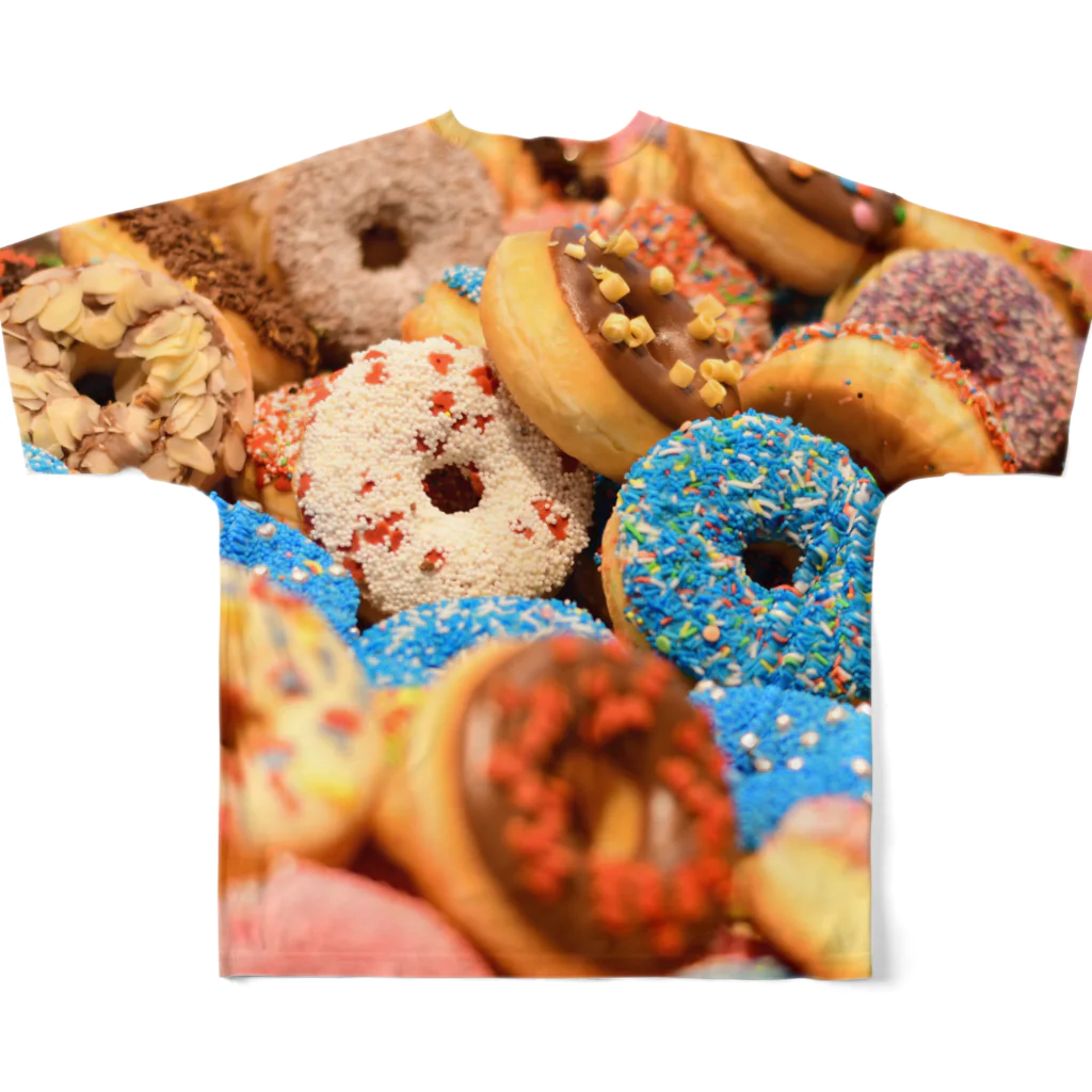 ブーブスエイリアンのDonuts フルグラフィックTシャツの背面