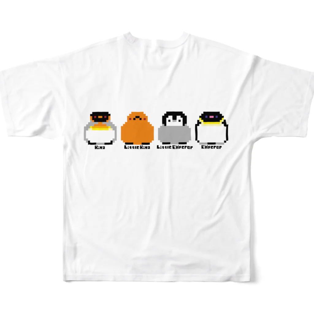 ヤママユ(ヤママユ・ペンギイナ)のピコアプテノディテス(よこ) All-Over Print T-Shirt :back