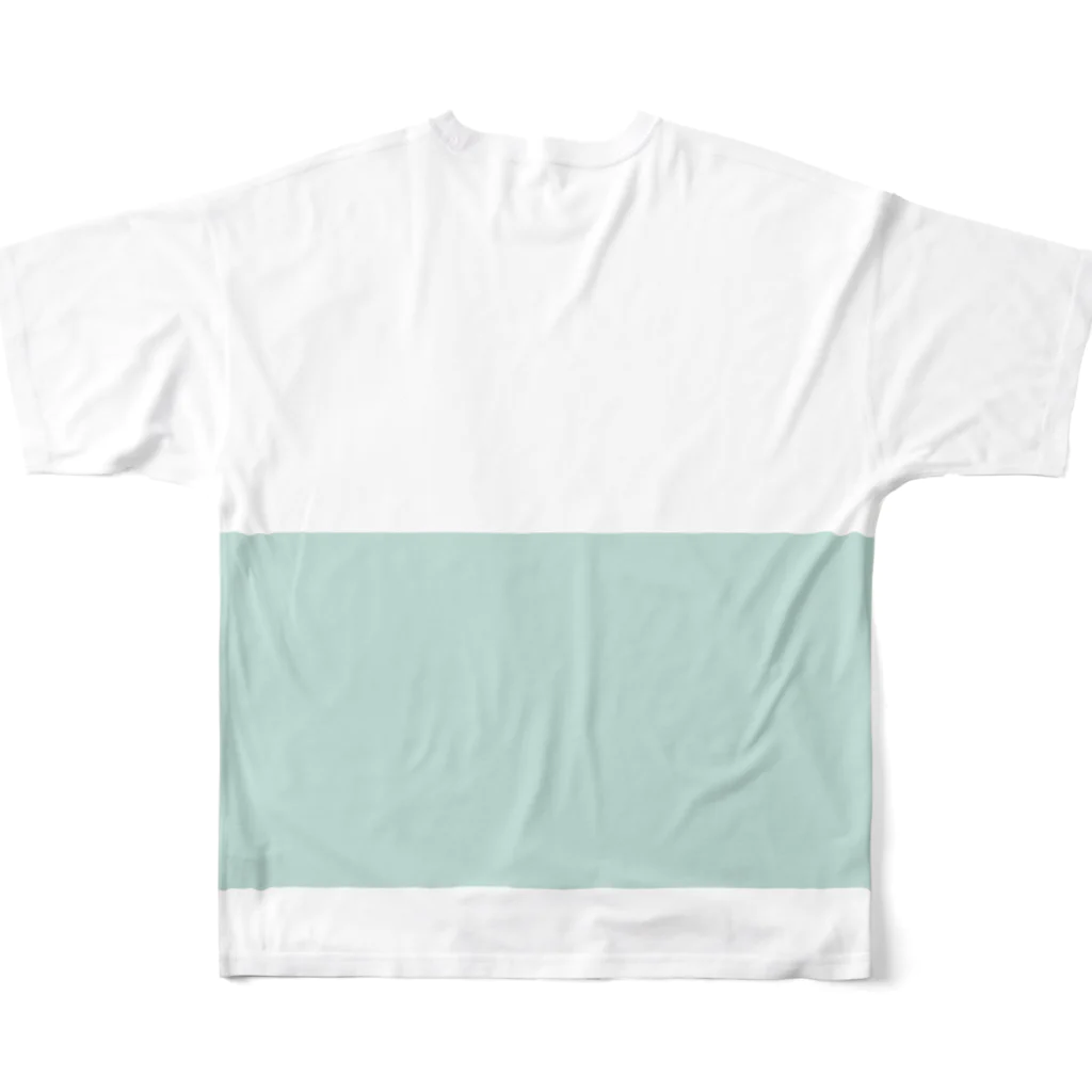みーふの店のながいいぬ All-Over Print T-Shirt :back