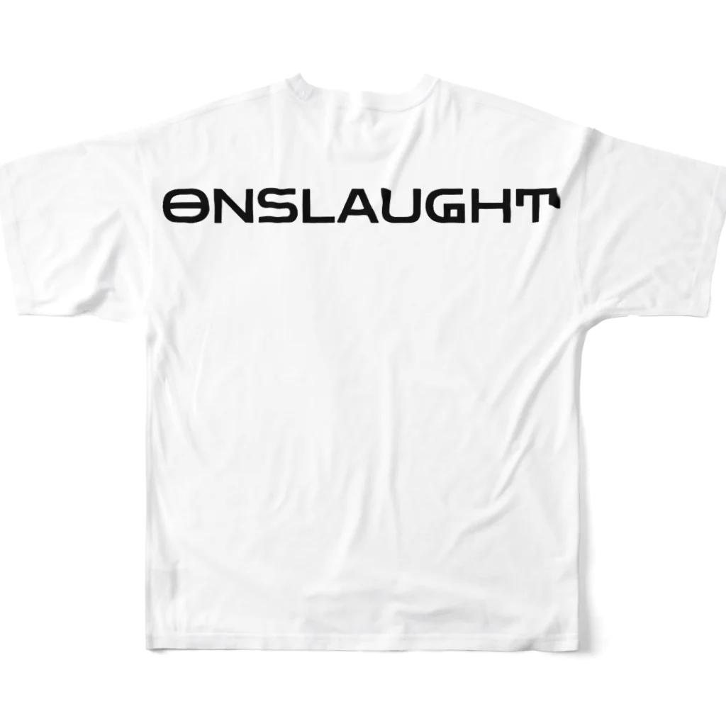 Ken@ESWのonslaught フルグラフィックTシャツの背面