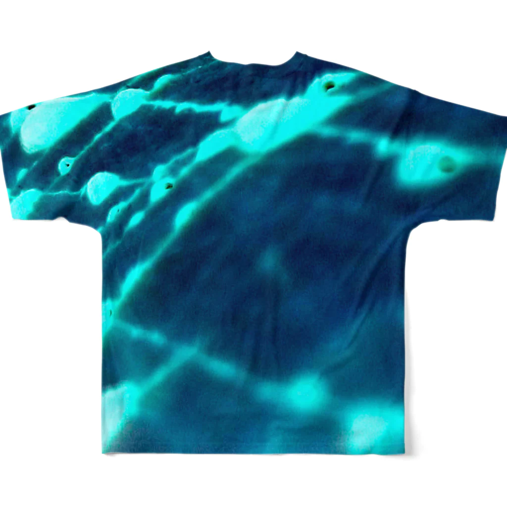 自傷銀河 | self-harm galaxyのBlood Arc Galaxy 血の弧銀河 (ACG3268) All-Over Print T-Shirt :back