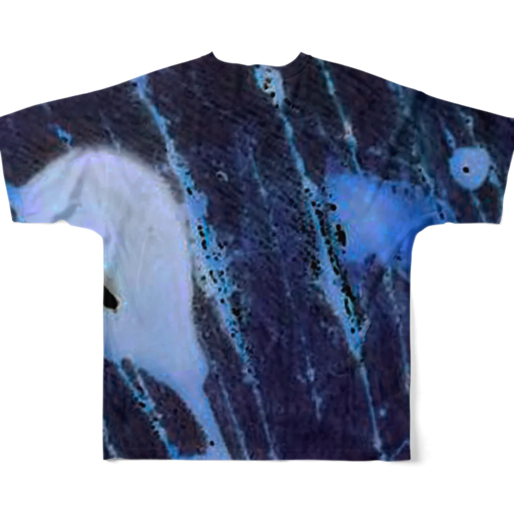 自傷銀河 | self-harm galaxyのShooting Scratch Galaxy 流れ傷銀河 (WCG276) フルグラフィックTシャツの背面