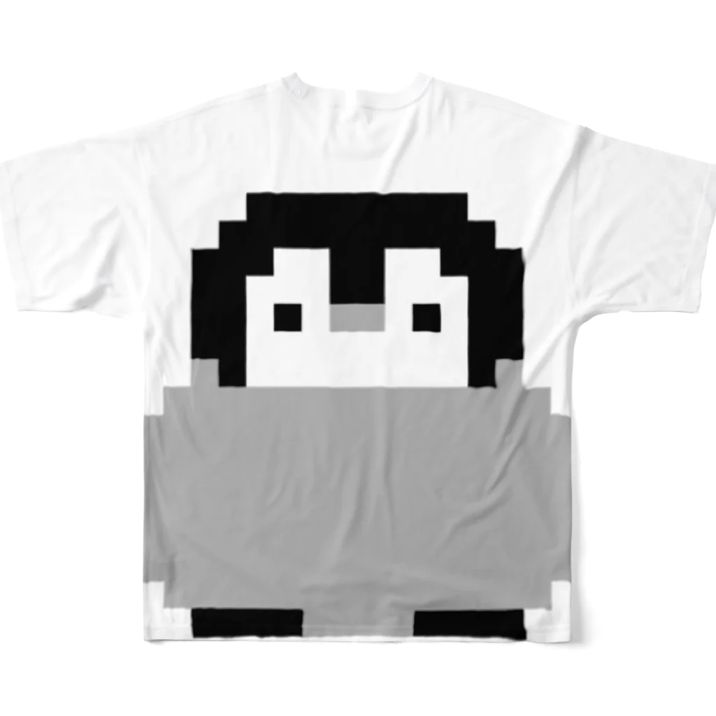 ヤママユ(ヤママユ・ペンギイナ)の16bit Little Emperor All-Over Print T-Shirt :back