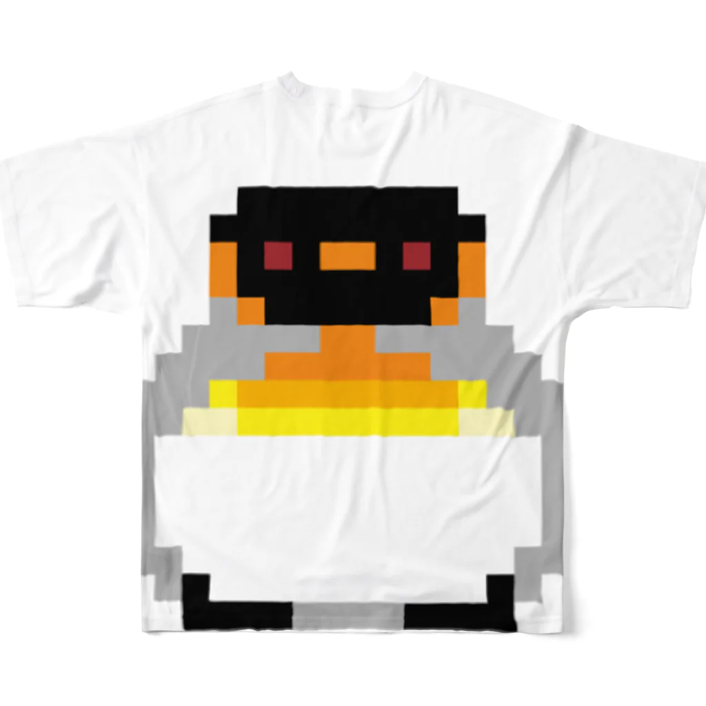 ヤママユ(ヤママユ・ペンギイナ)の16bit King フルグラフィックTシャツの背面