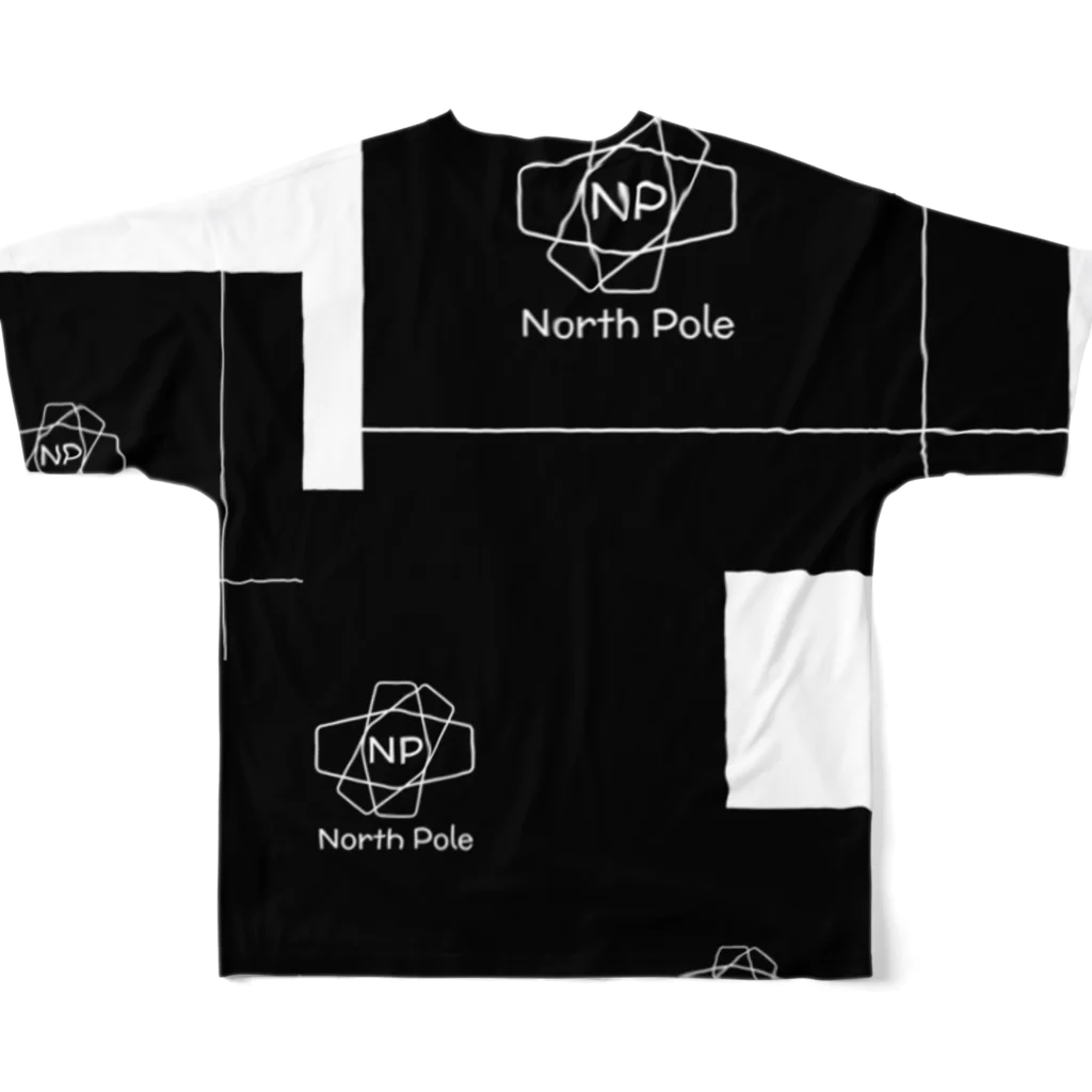 north pole miniのnorthpole(ノースポール) All-Over Print T-Shirt :back