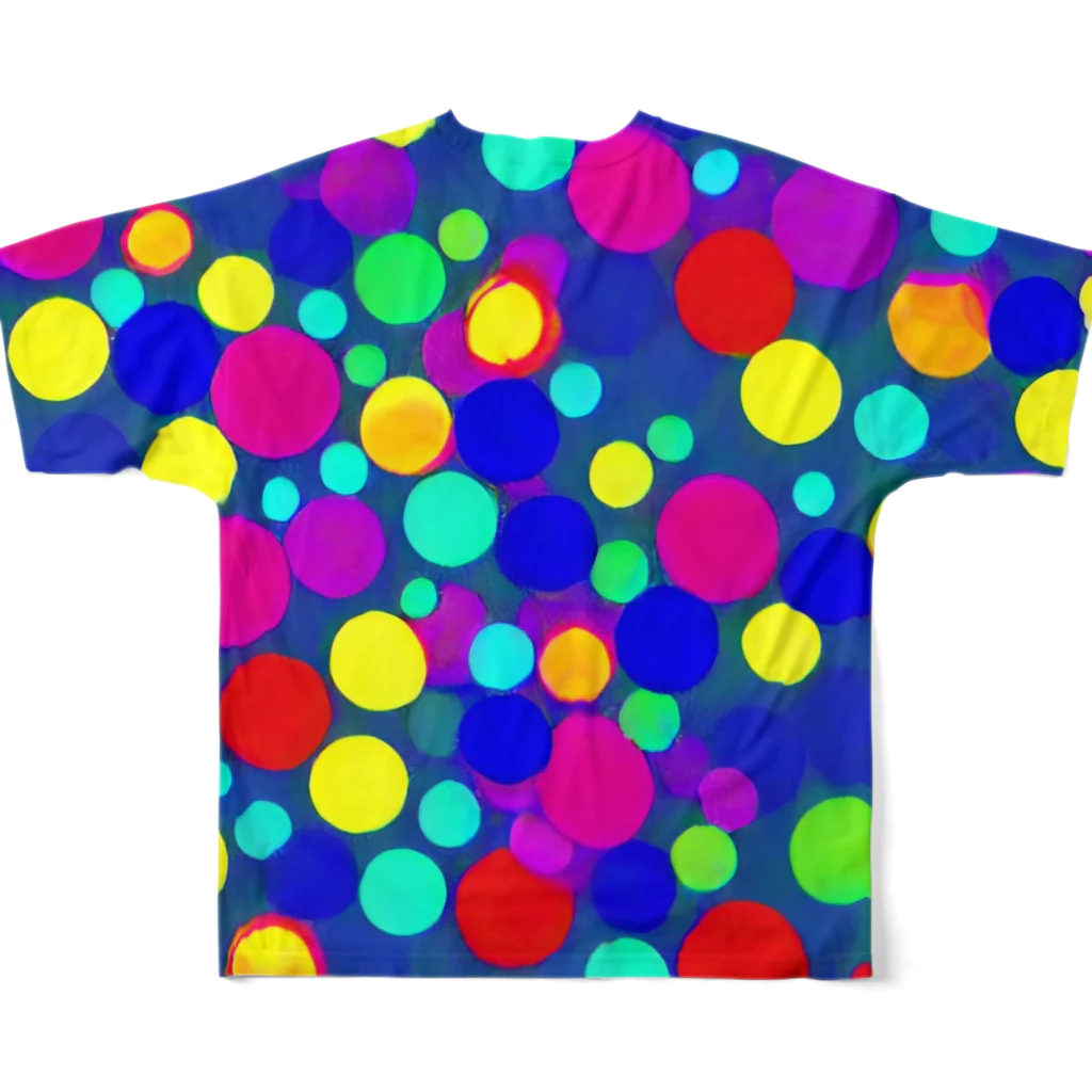 月見うどんのKHAOS All-Over Print T-Shirt :back