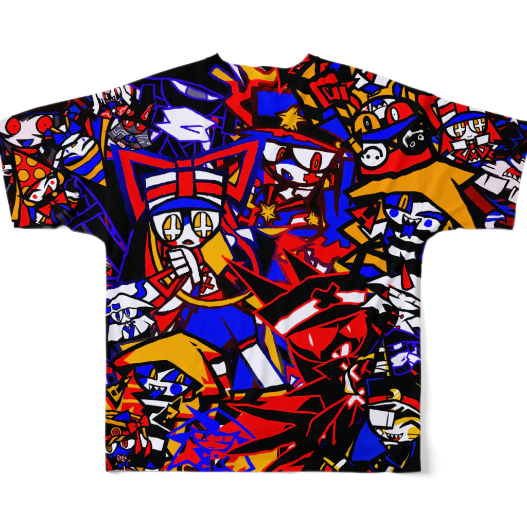 うたたね屋のhyperDESTROY!!! All-Over Print T-Shirt :back