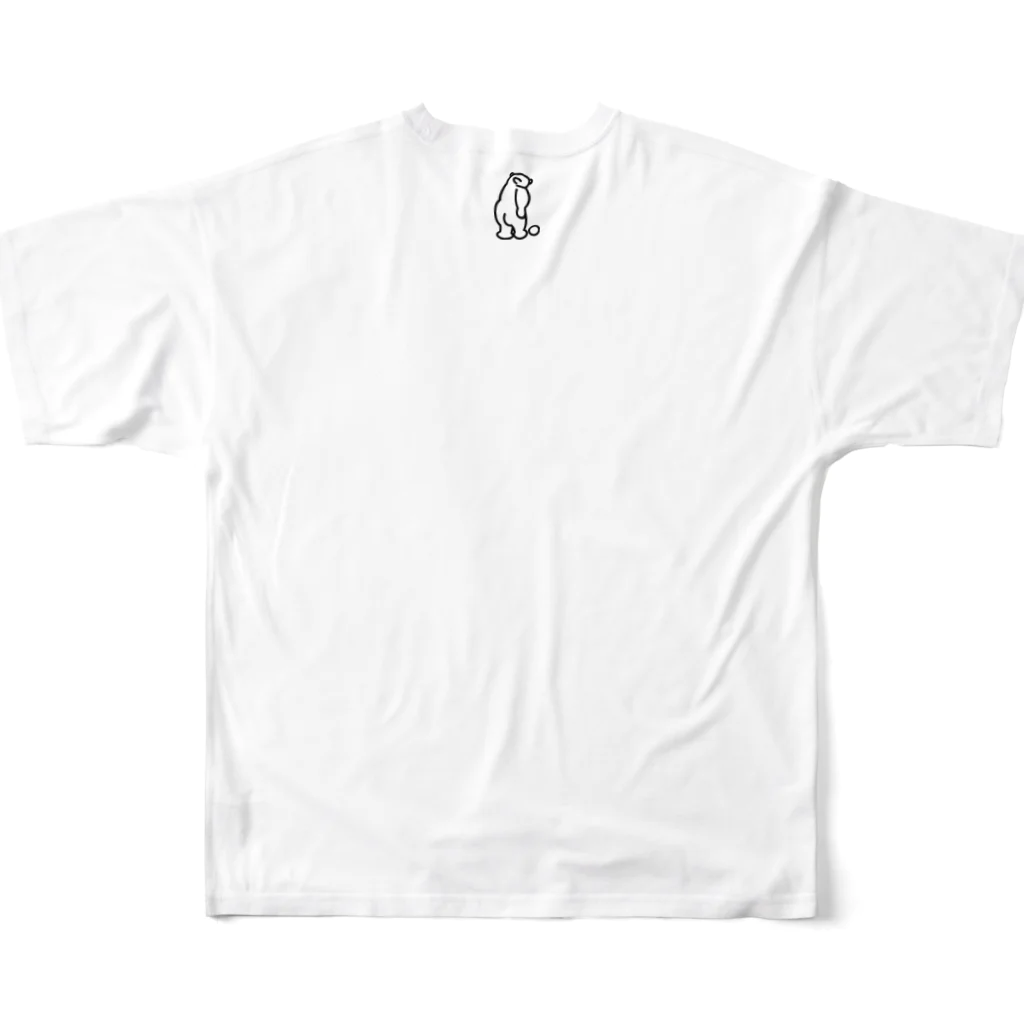 grandeviolaDESIGNのフレフレフレ All-Over Print T-Shirt :back