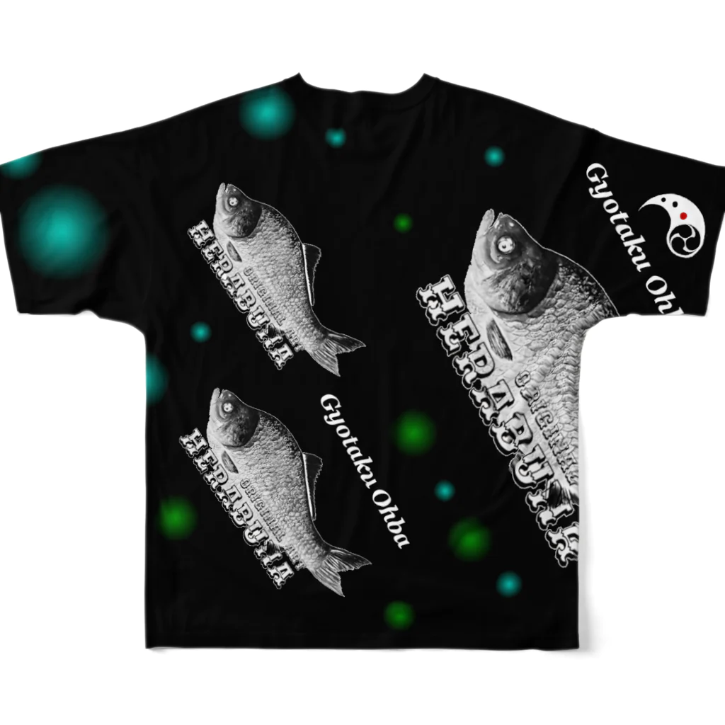 G-HERRINGのGYOTAKU OHBA（へら鮒） All-Over Print T-Shirt :back