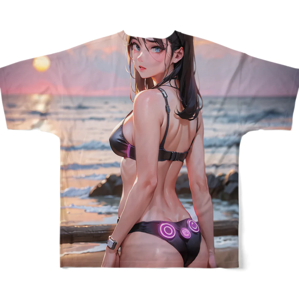 ai777のsexyシャツ#1 フルグラフィックTシャツの背面