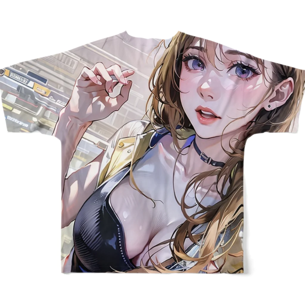 ai777のギャルシャツ#2 フルグラフィックTシャツの背面