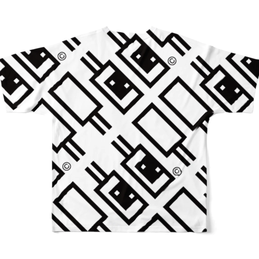 Monster pandaのOh! All-Over Print T-Shirt :back