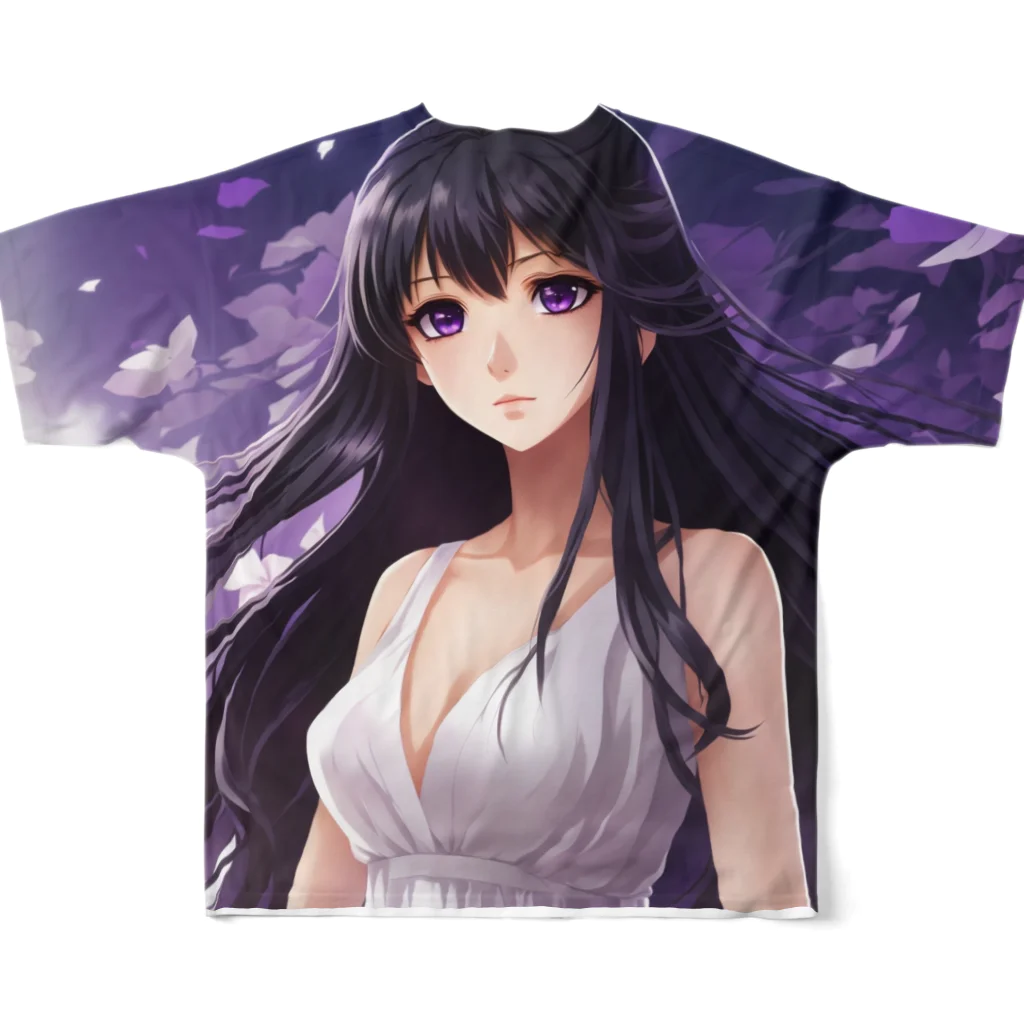 YuzuKiの女神ちゃん All-Over Print T-Shirt :back