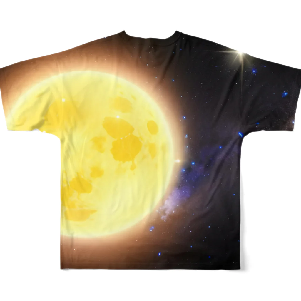 Ruru100のGALAXY フルグラフィックTシャツの背面