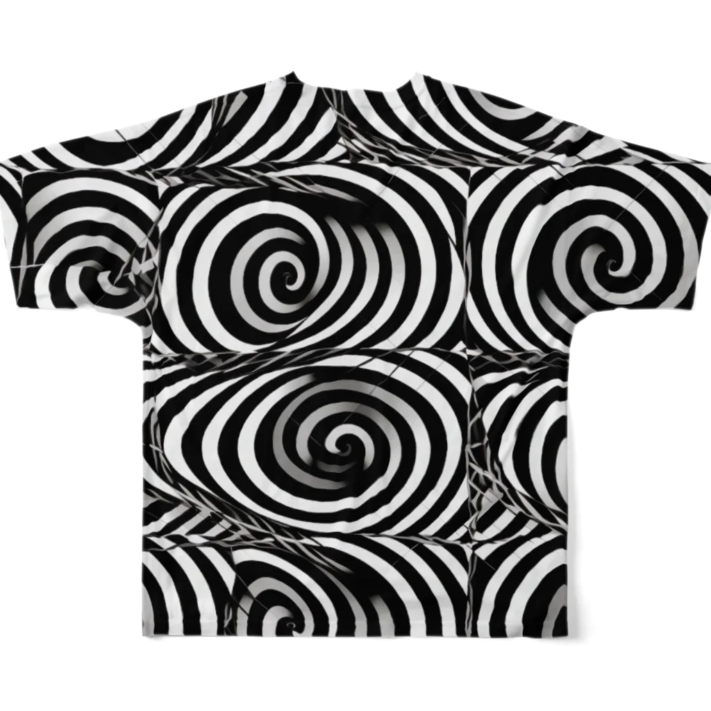 Erika_ArtistryのUzumaki #01 フルグラフィックTシャツの背面