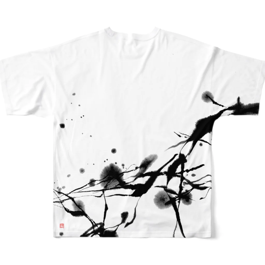 773.com by Nanamiのinfinity.001 풀그래픽 티셔츠の背面