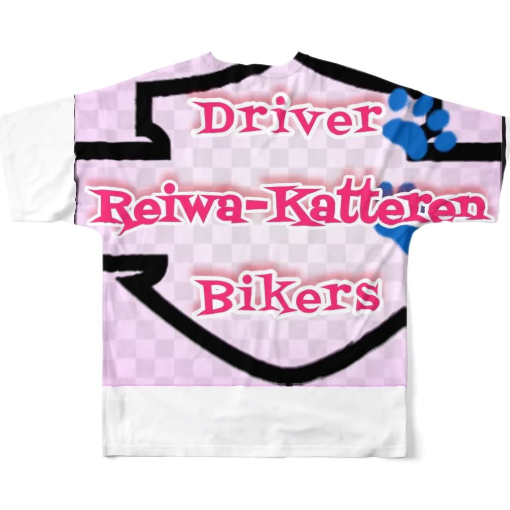 ハーレー最大最強SNOOPYのれいわ勝手連Driver&Bikers２弾 All-Over Print T-Shirt :back