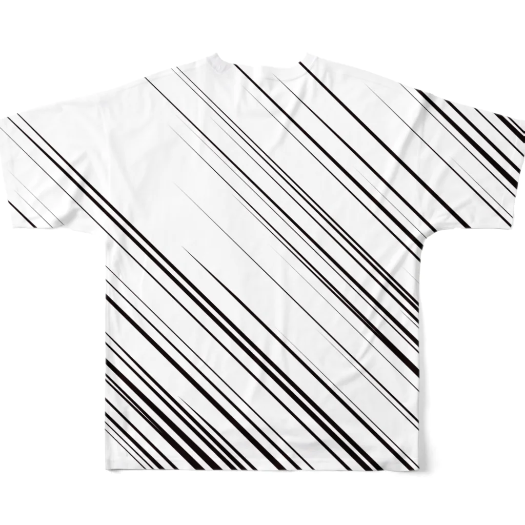 MtDesignShopの効果線1 All-Over Print T-Shirt :back