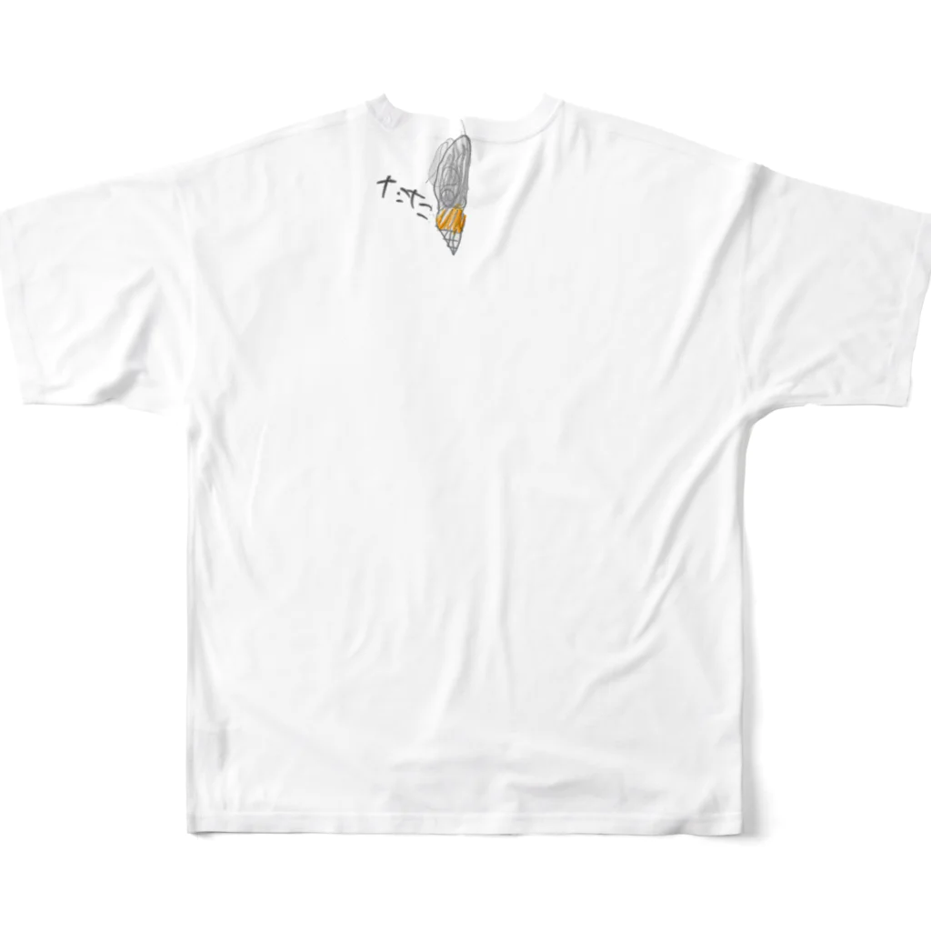 片桐ナントカのゆうなアイス All-Over Print T-Shirt :back