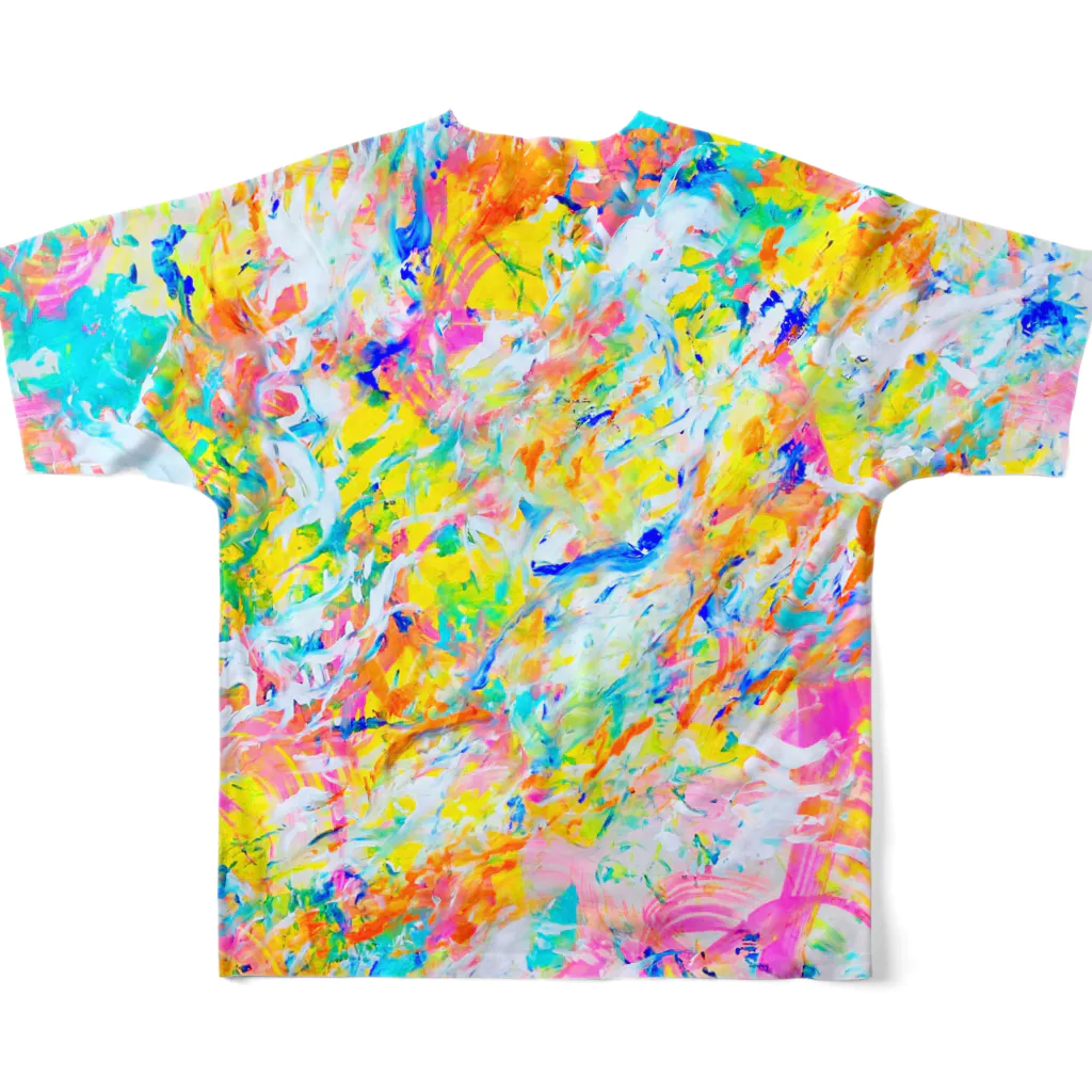 color me color worldのirodori フルグラフィックTシャツの背面