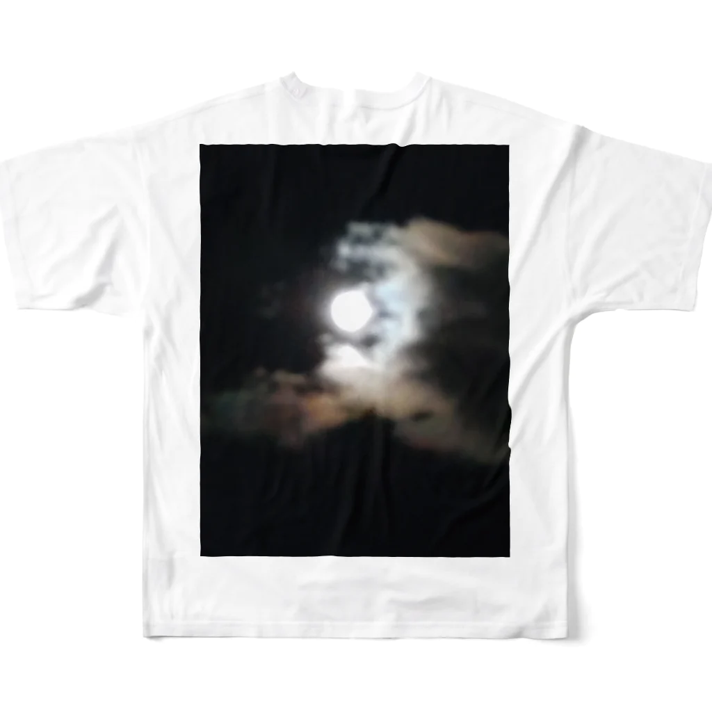 maguro8xpのmaguro dark side of the moon フルグラフィックTシャツの背面