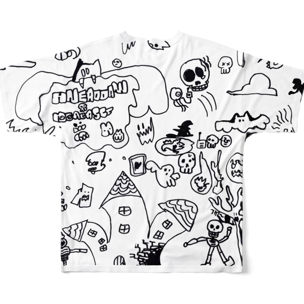 YUTO5のハロウィンパーティー All-Over Print T-Shirt :back