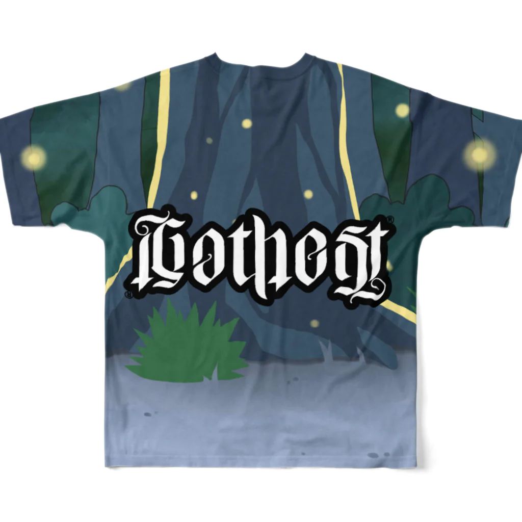 Gothestのフェアリーゴス貞子(プレミアム) / Faerygoth Sadako (Premium) All-Over Print T-Shirt :back