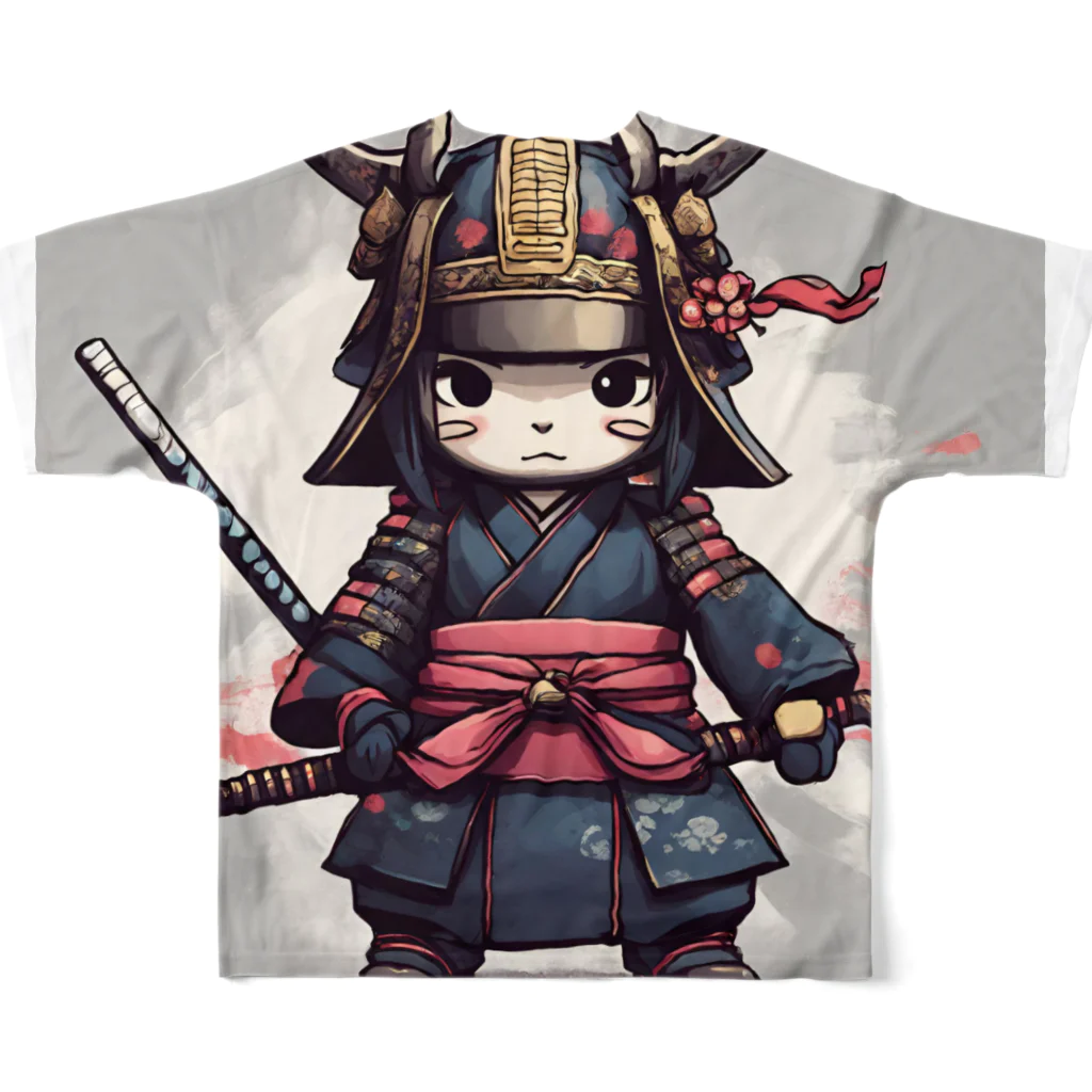 Zamurai【侍-samurai-】アートのZamurai【SD】 풀그래픽 티셔츠の背面