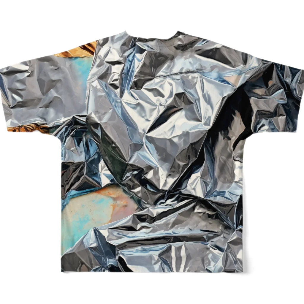 Erika_ArtistryのAluminum #01 フルグラフィックTシャツの背面