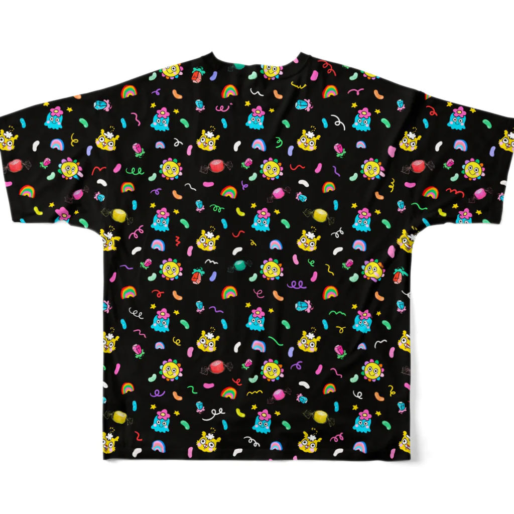 🌈スーパーラッキィ🌈のポップサイケデリカ All-Over Print T-Shirt :back