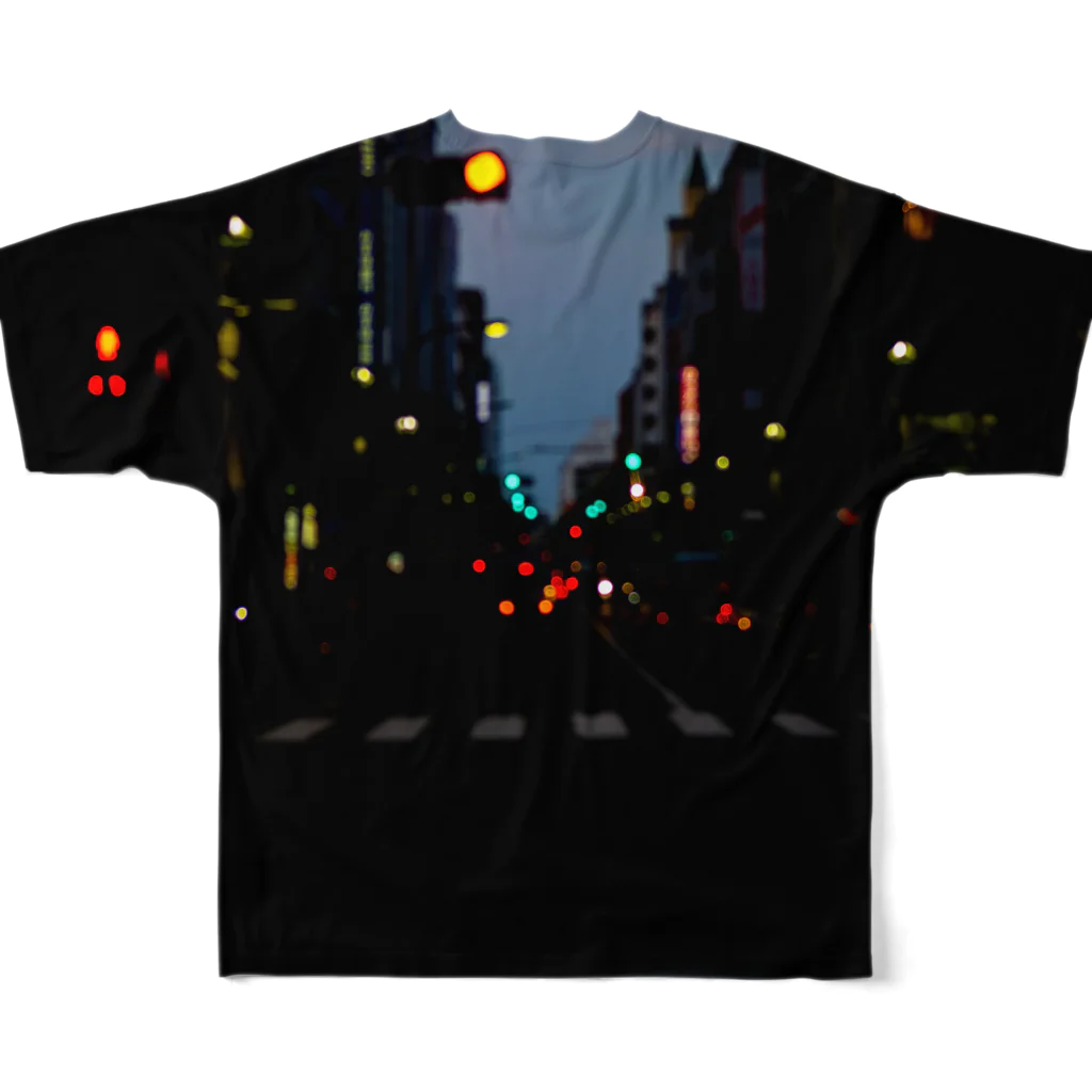 良い感じの枝の東京百景 All-Over Print T-Shirt :back