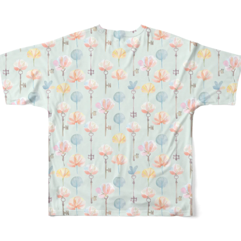 ctrlz-kobitoの秘密の花園 All-Over Print T-Shirt :back