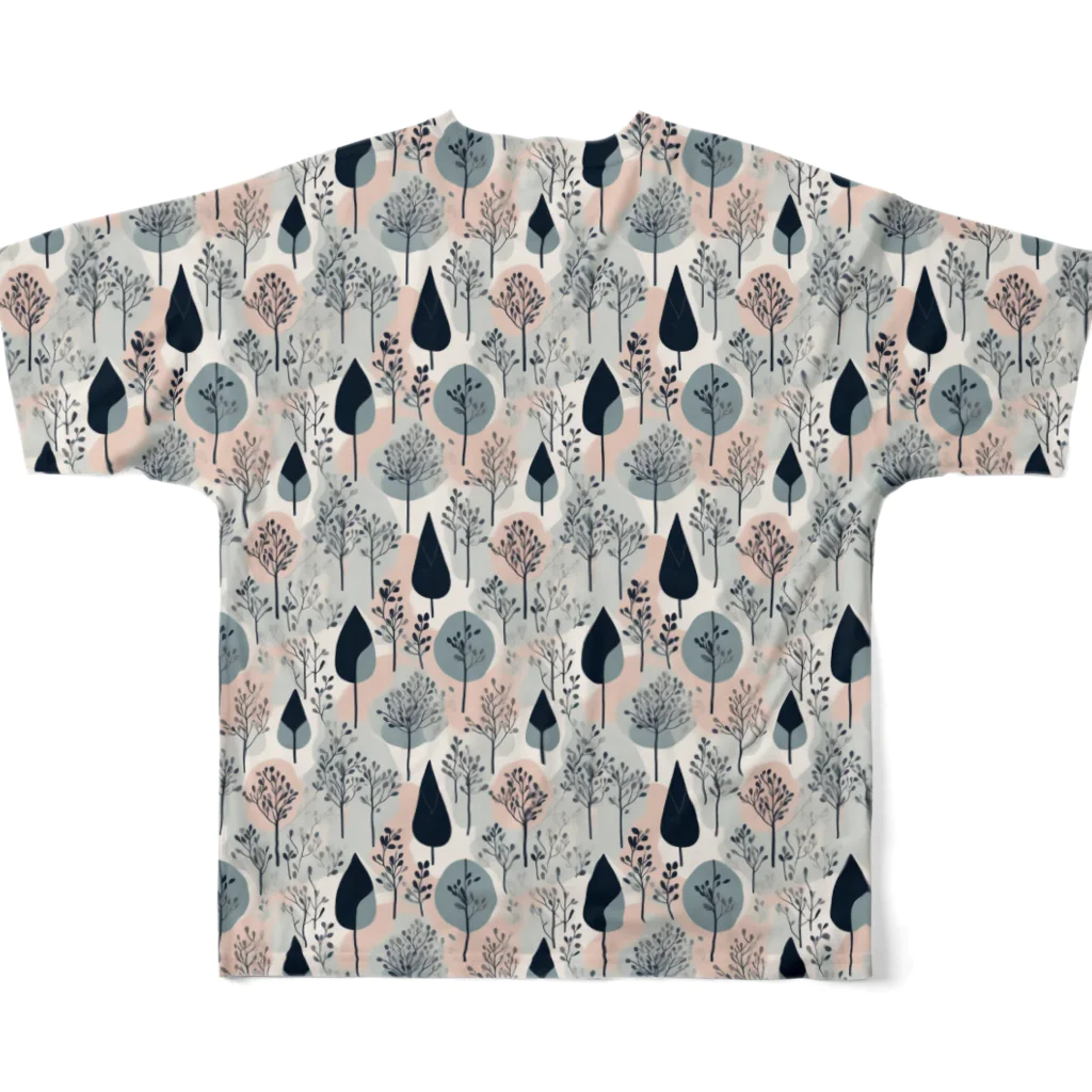akn_suzuriの北欧柄アイテム All-Over Print T-Shirt :back