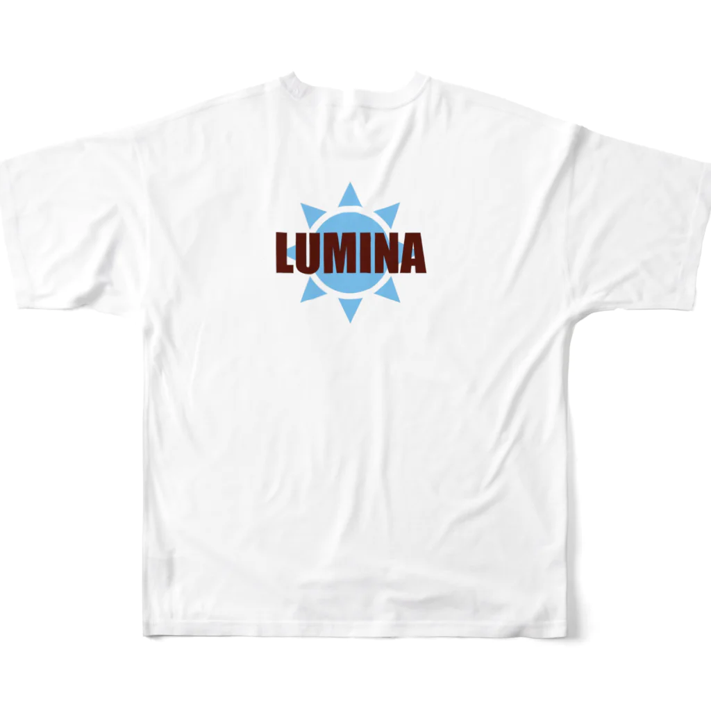 Luminaの希望の朝日 フルグラフィックTシャツの背面