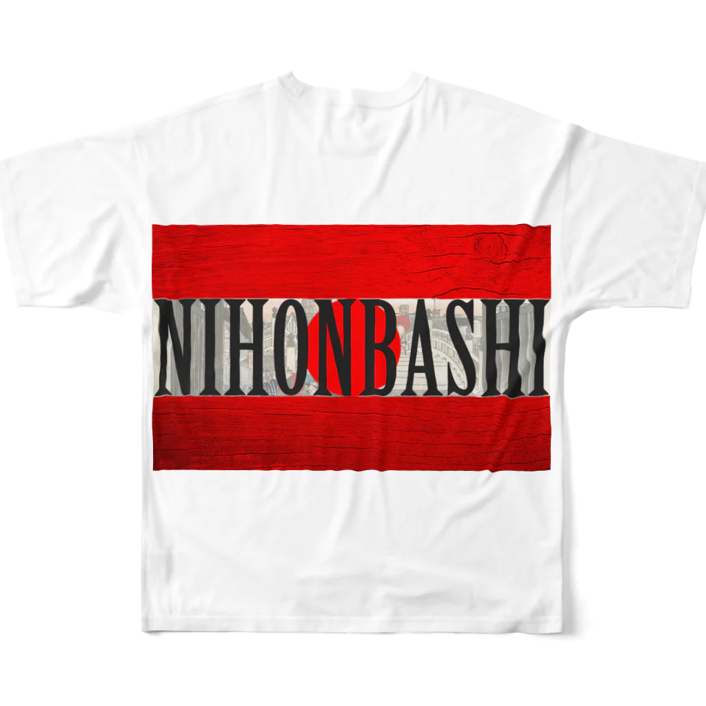 Ａ’ｚｗｏｒｋＳのNIHONBASHI All-Over Print T-Shirt :back