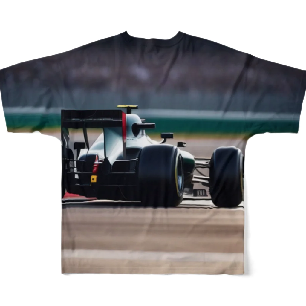 hamuevoのStreet　formula フルグラフィックTシャツの背面