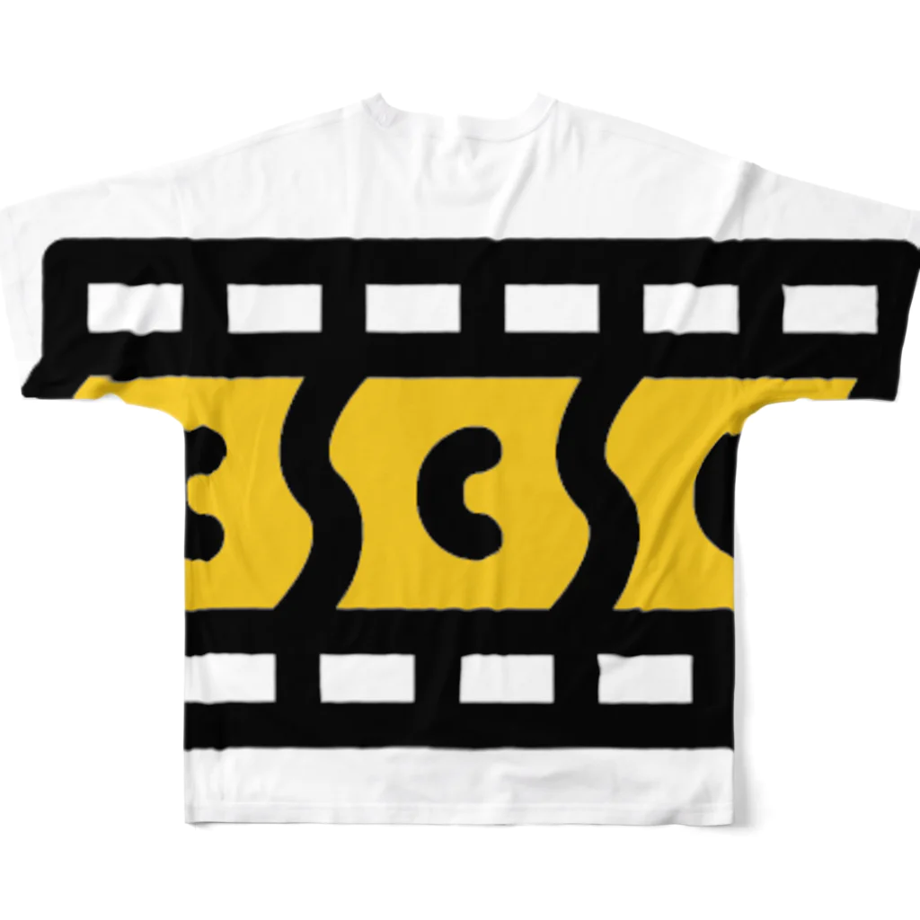 CinemaCommunicationClub-CCCの【公式】CCCロゴグッツ All-Over Print T-Shirt :back