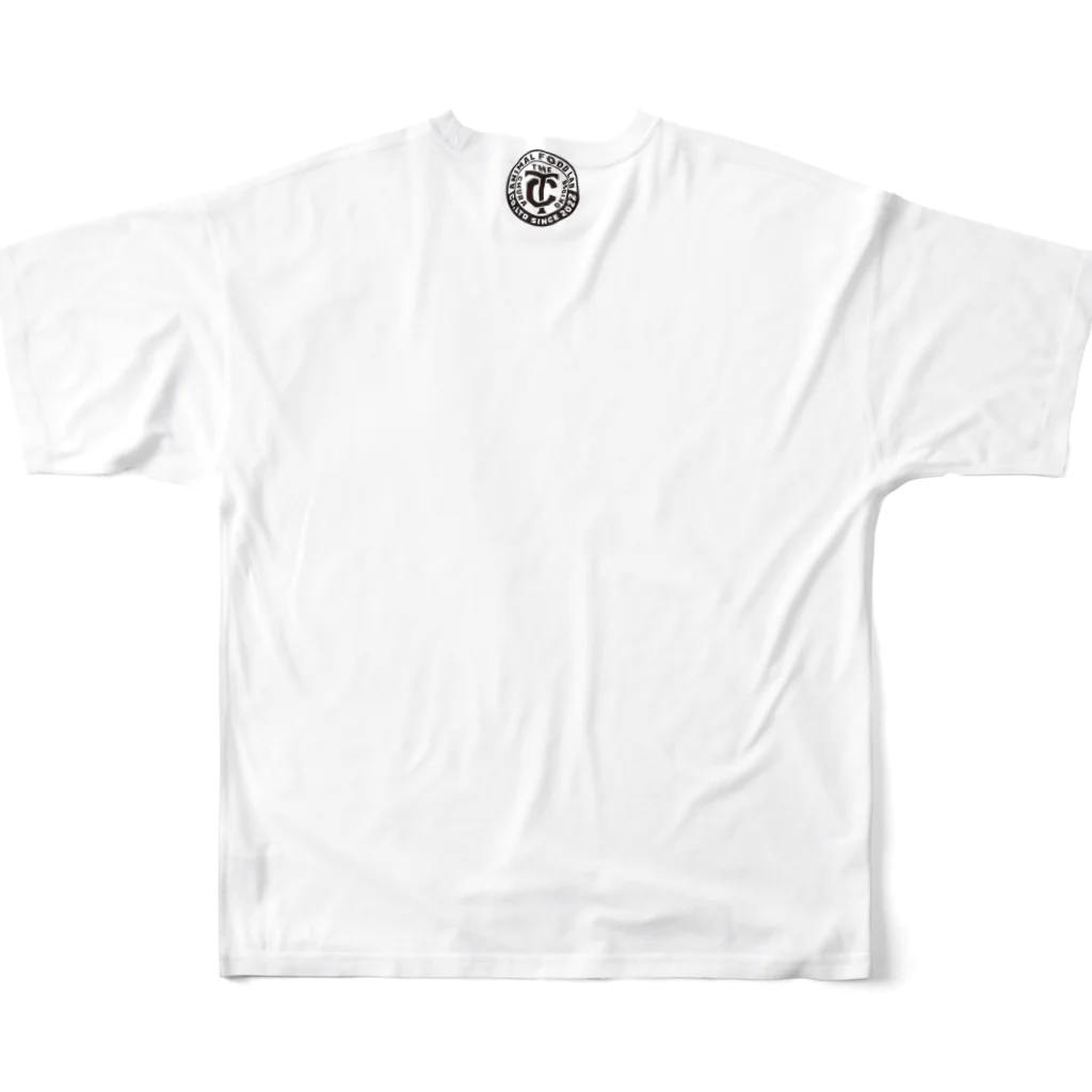 CHURATHEのJapawan-donguri フルグラフィックTシャツの背面