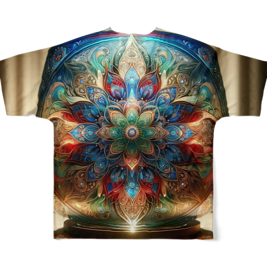 Bumps Design CollectionのColmoline９　フルグラフィック All-Over Print T-Shirt :back